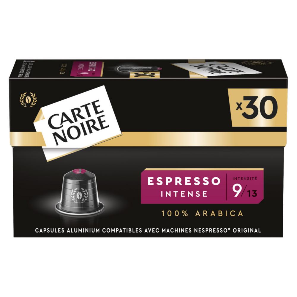 Capsule de caf� Carte Noire INTENSE - Intensit� 9 - Bo�te de 30