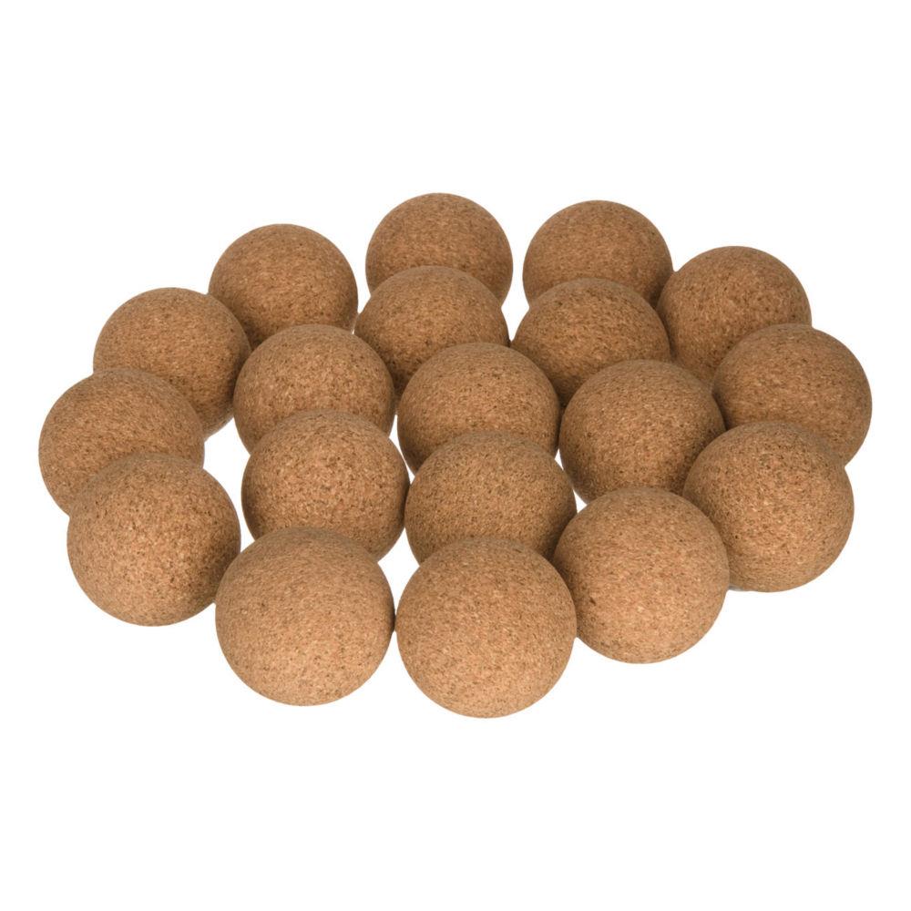 Balles pour baby-foot Ren Pierre en lige brut - Lot de 10