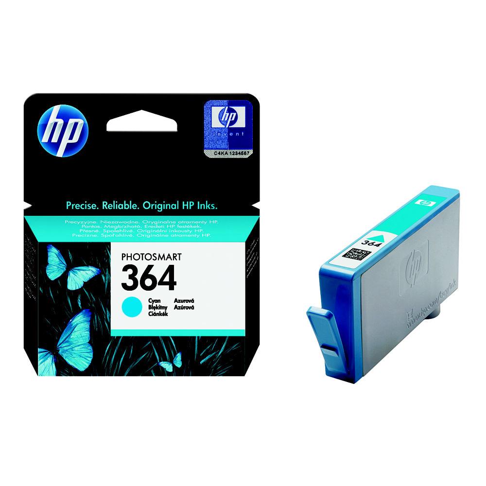 Cartouches pour imprimantes - Hp 364 cartouche d'encre cyan authentique