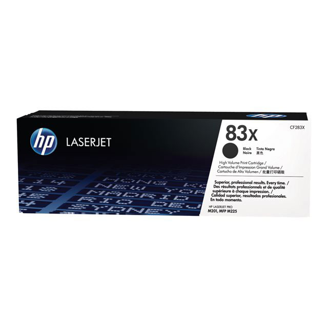 Cartouches de toner - Hp 83x toner laserjet noir authentique grande capacit