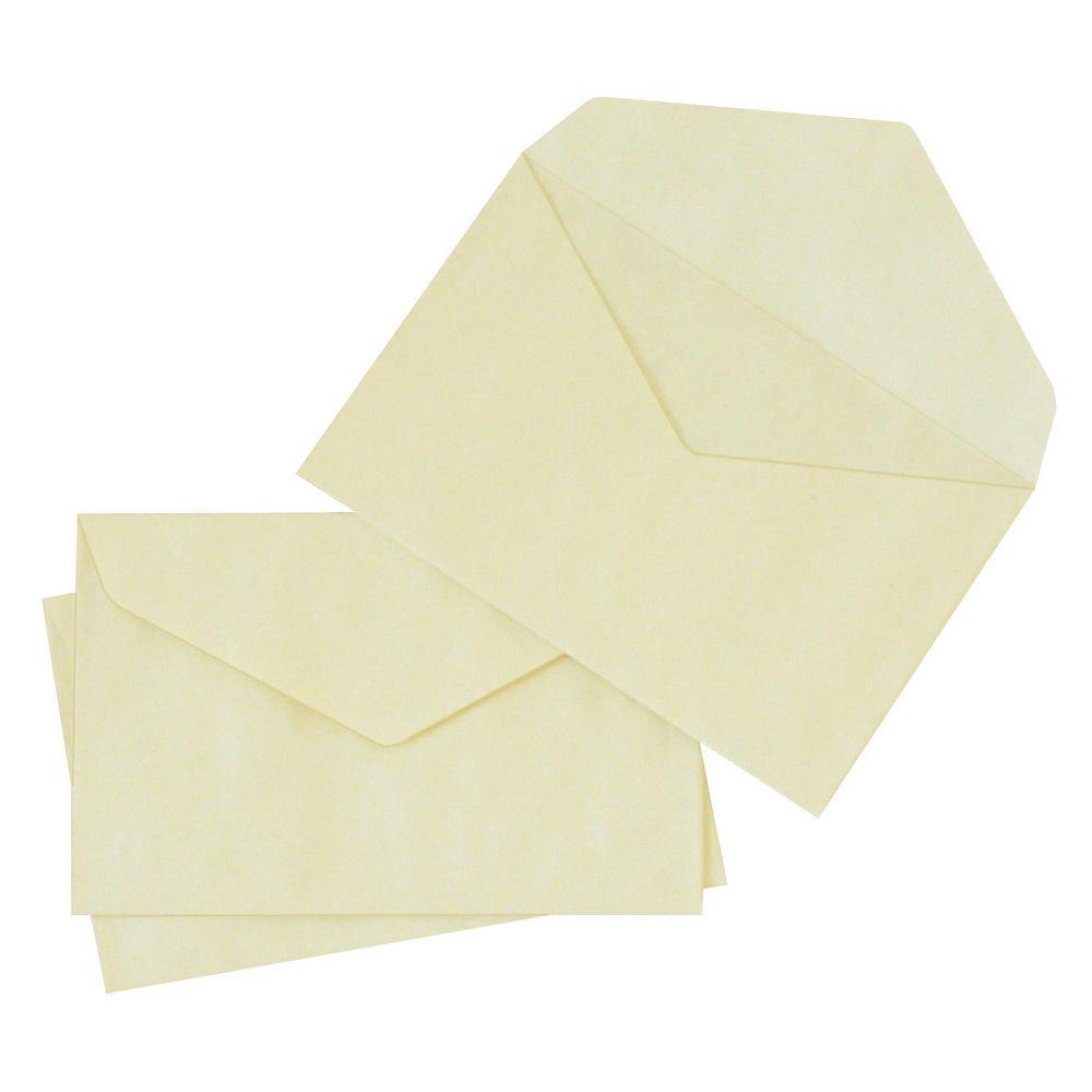 Enveloppe lections La Couronne - 90 x 140 mm - 70 g/m fermeture autocollante - jaune - paquet 1000 units