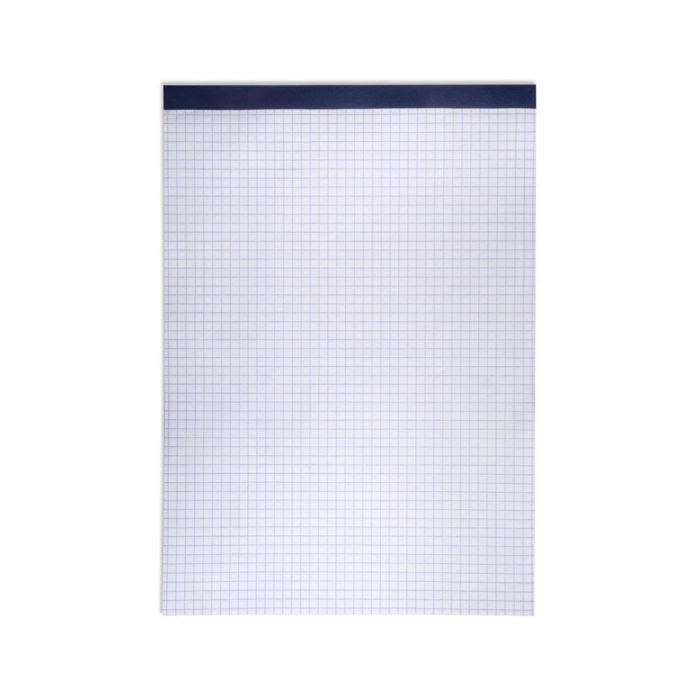 Bloc notes agraf - A4 - sans couverture - petits carreaux 5x5 - 100 feuilles