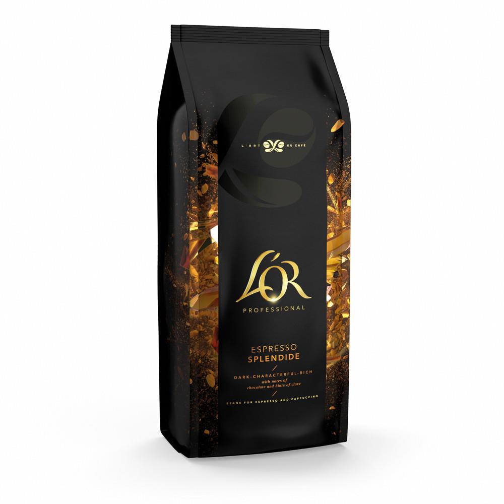 Caf en grains Espresso Spendide L'Or - bio et UTZ - paquet de 1 kg