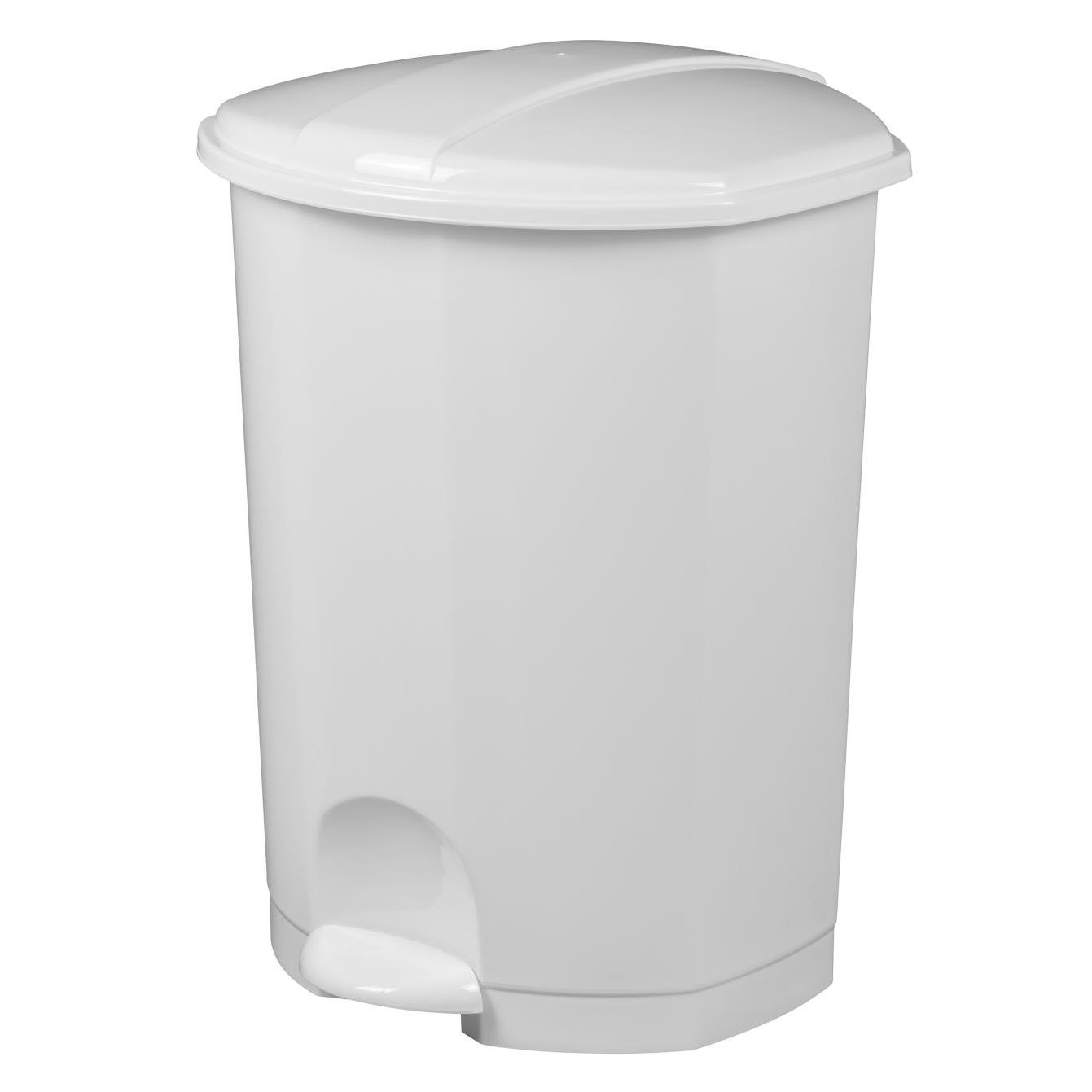Poubelle  pdale Prima - 50 litres - blanc