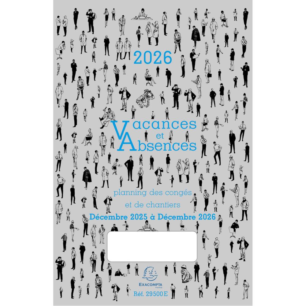 Planning dpliant Congs dcembre/dcembre - 20 x 29,7 cm