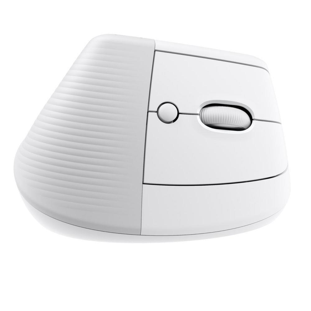 Souris ergonomique verticale sans fil Logitech Lift - pour droitier - Blanc