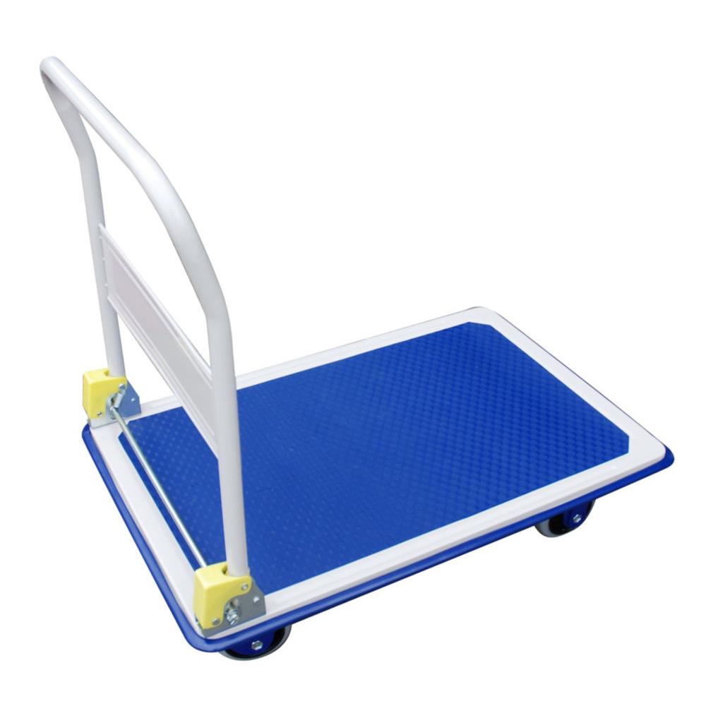 Chariot pliant silencieux - 300 kg - bleu