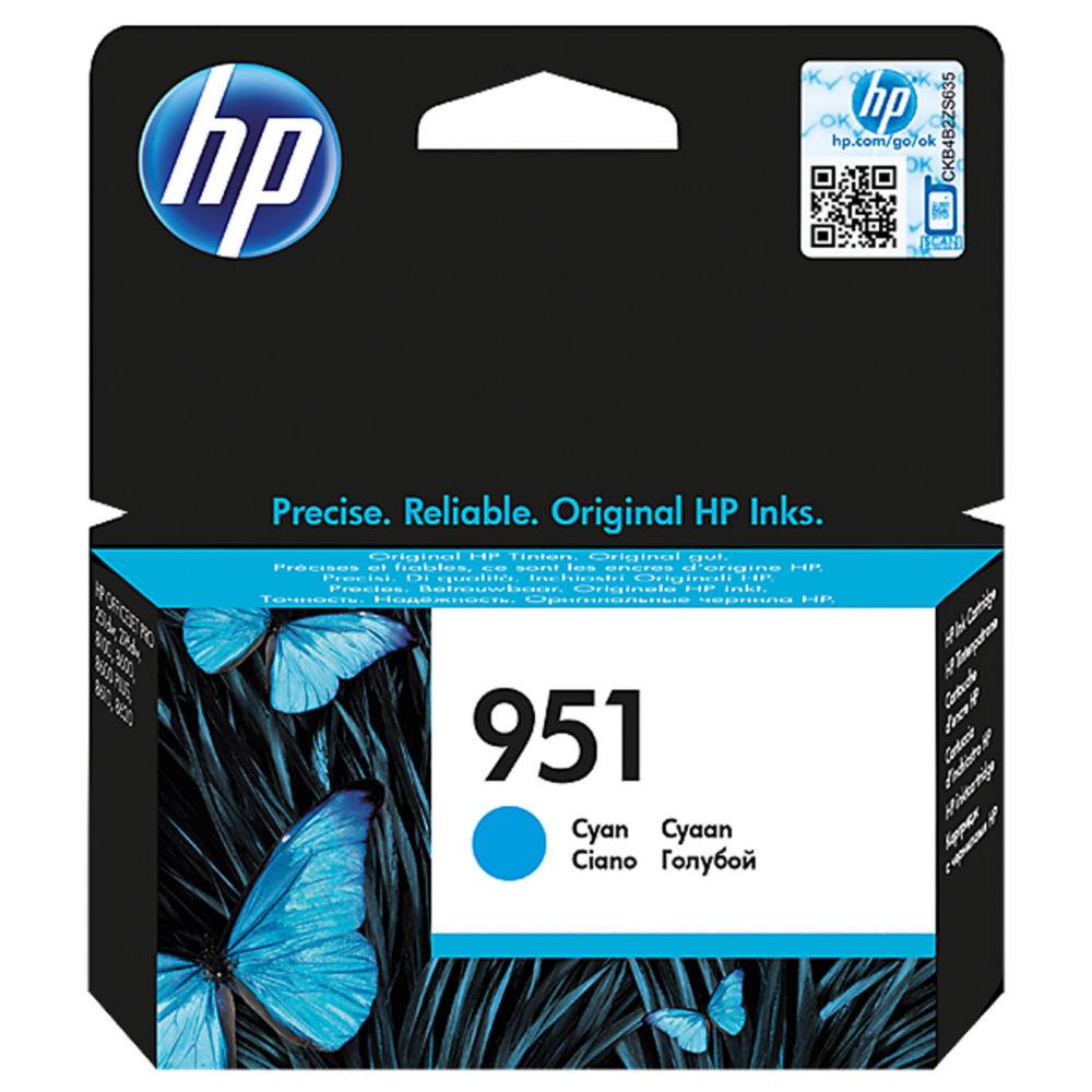 Cartouches pour imprimantes - Hp cartouche authentique d'encre cyan 951