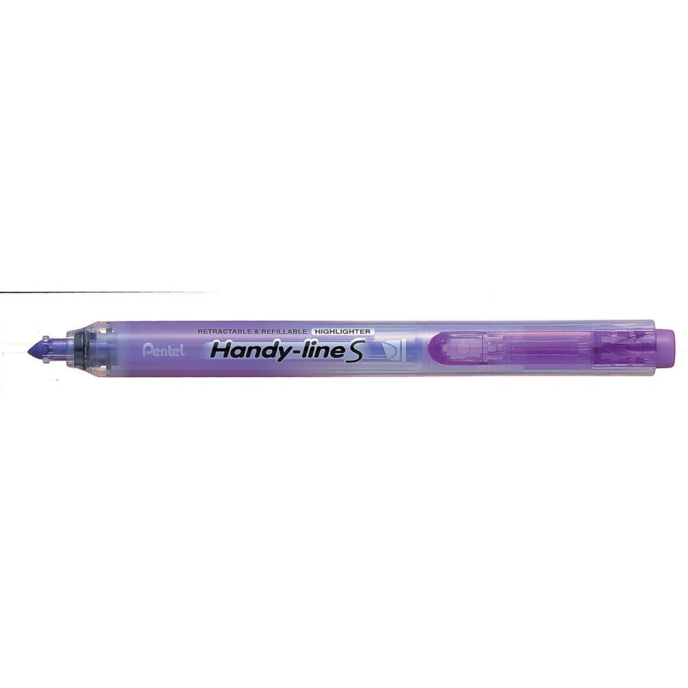 Surligneur Pentel Handy Line S pointe biseaute rtractable - 4 mm - Violet
