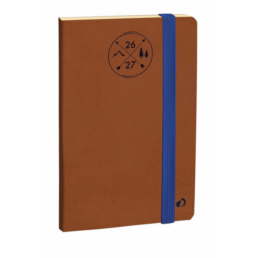 Agenda semainier Quo Vadis Affaires Everest - 10 x 15 cm - Noisette - Septembre 2026 � D�cembre 2027