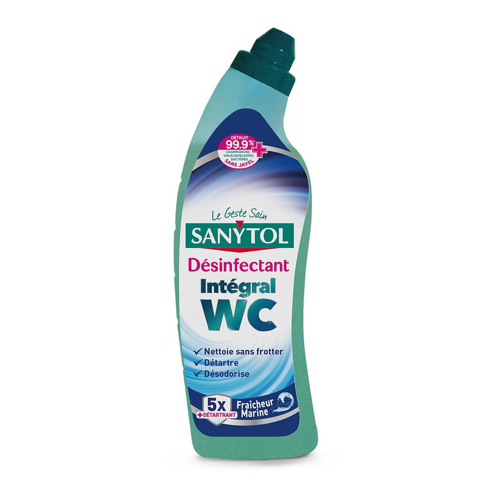 Gel WC Sanytol Intgral dsinfectant Fracheur Marine - Flacon 750ml