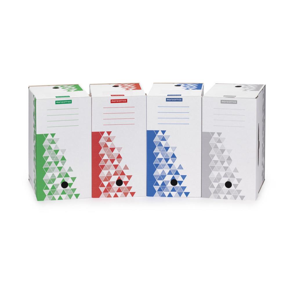 Bo�te archives Mondoffice Premium - Dos 20 cm - Coloris assortis