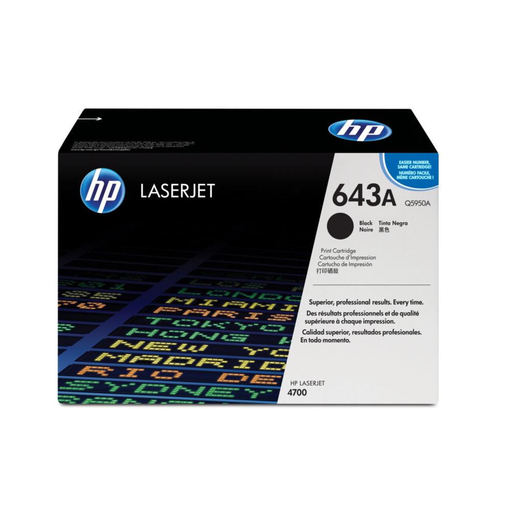 Cartouches de toner - Hp 643a toner laserjet noir authentique