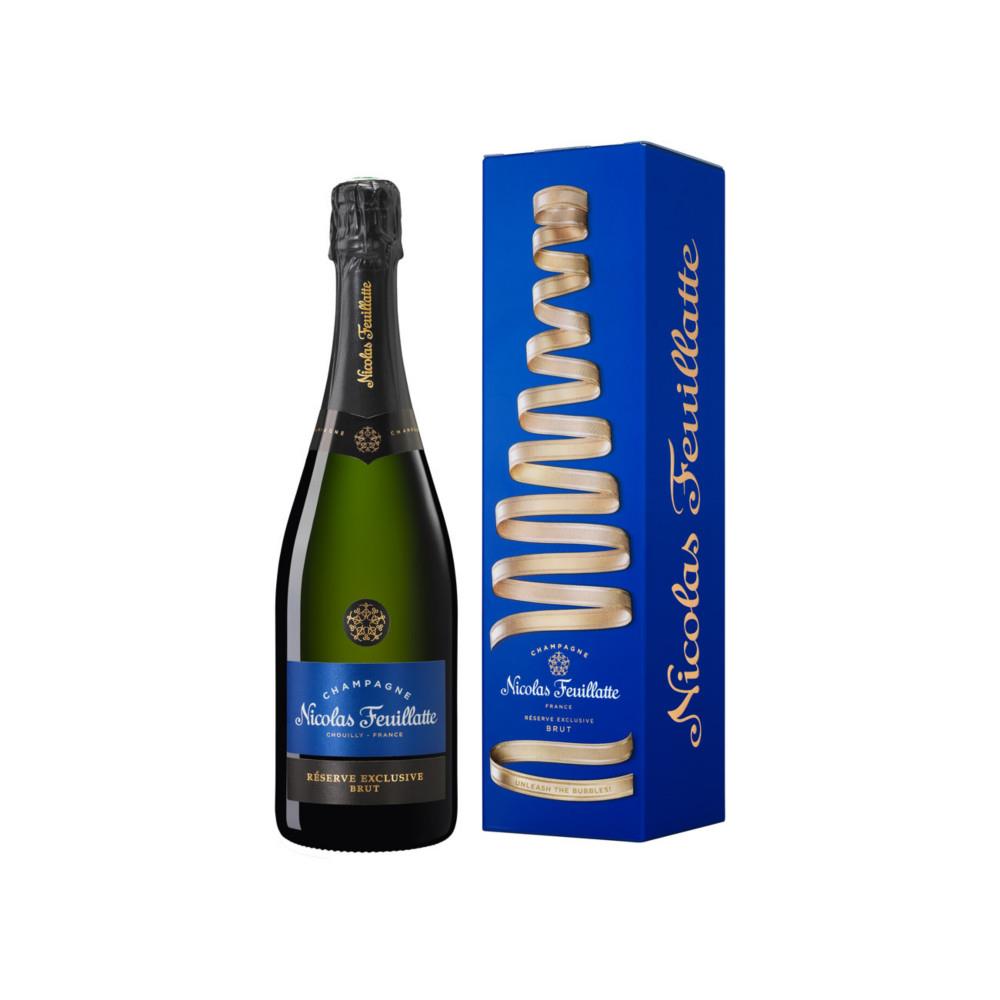 Champagne Brut NICOLAS FEUILLATTE Rserve exclusive - Bouteille de 75 cl