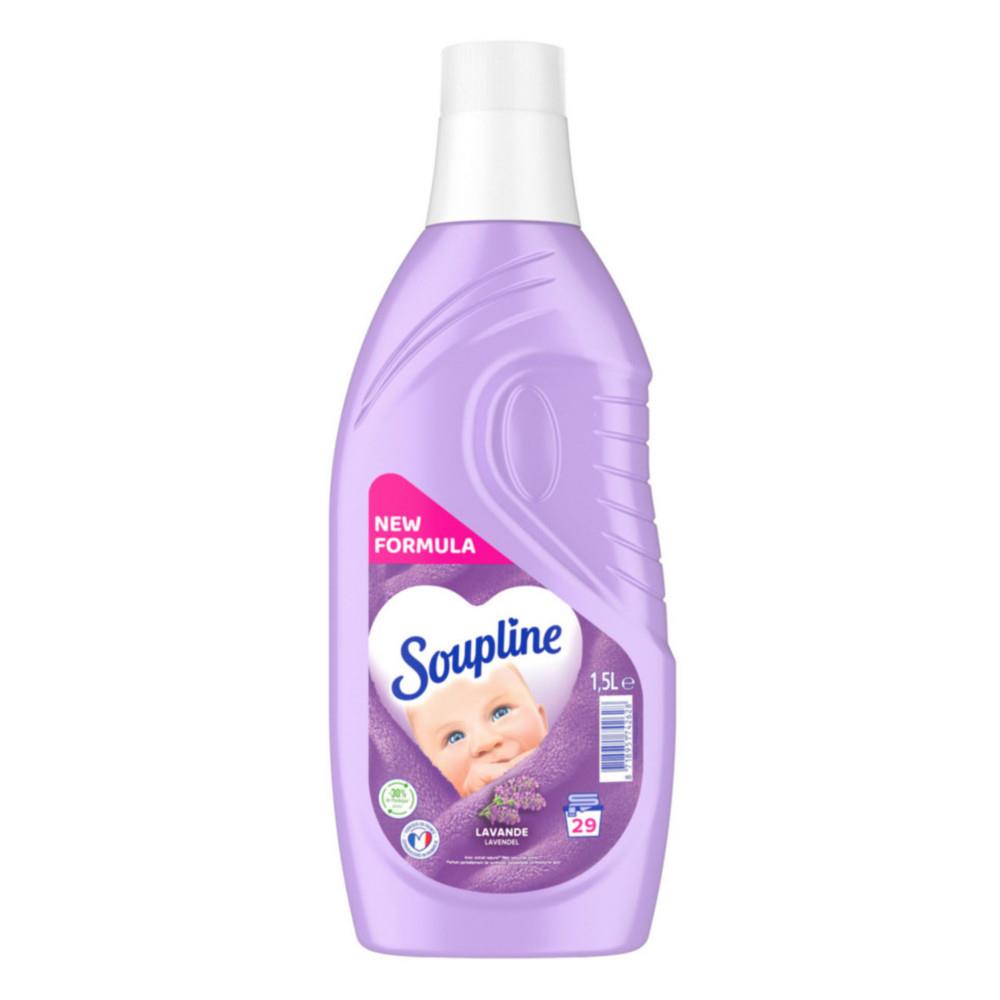 Adoucissant parfum Soupline Lavande nouvelle formule dilu�e - Violet - Bidon 1,5 L