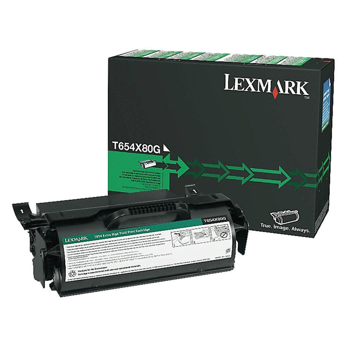Cartouches de toner - Lexmark t654x80g cartouche de toner 1 pice(s) original noir