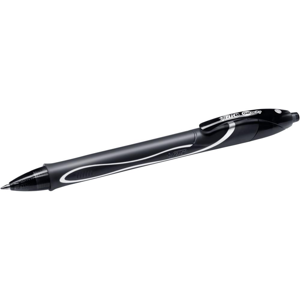 Stylo bille Bic Gelocity Quick Dry - encre gel noire