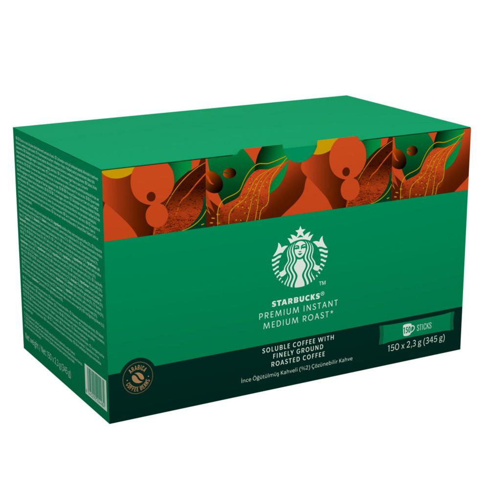 Stick de caf� Starbucks soluble de 2,3 g - 100 % Arabica - Bo�te de 150