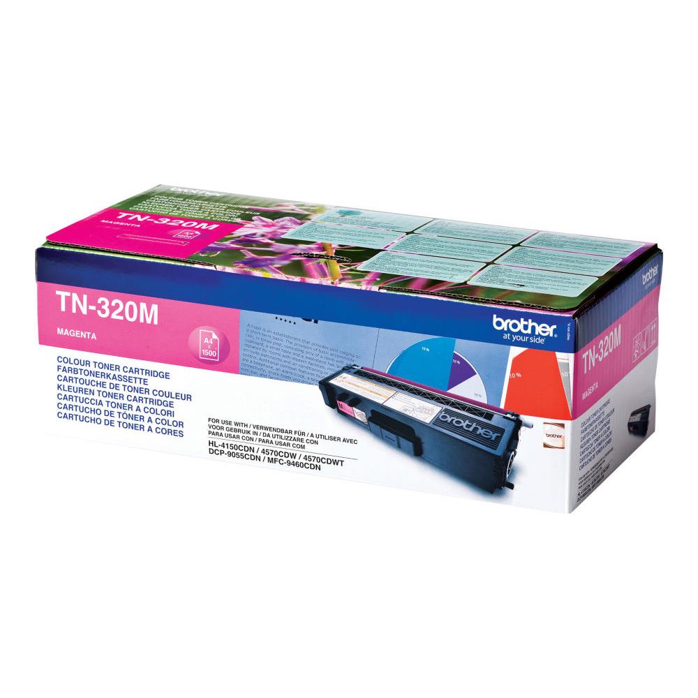 Cartouches de toner - Brother tn-320m - cartouche de toner originale - magenta
