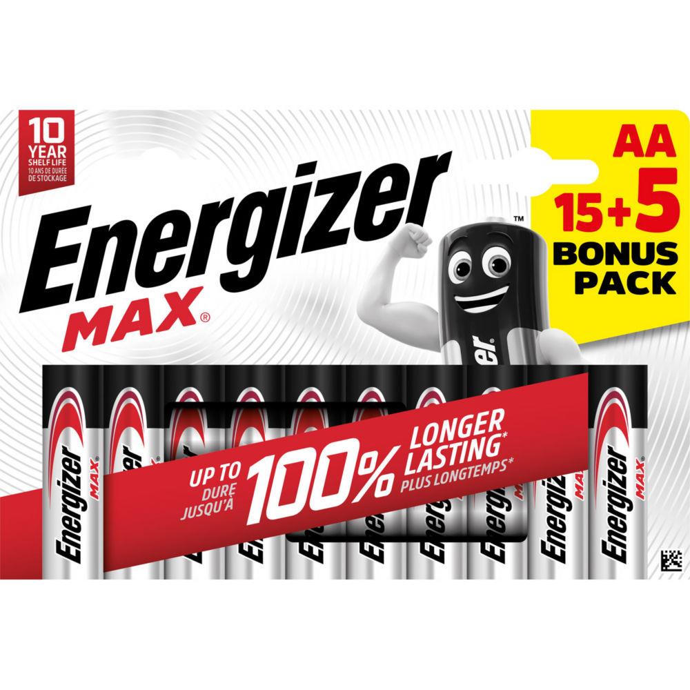 Energizer e300671200 pile domestique batterie  usage unique aa alcaline