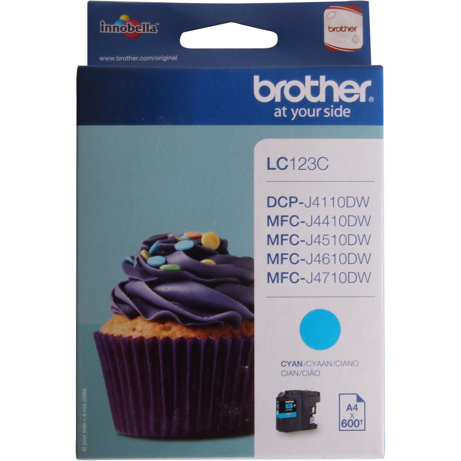 Cartouches pour imprimantes - Brother lc123c - cartouche d'encre originale - cyan