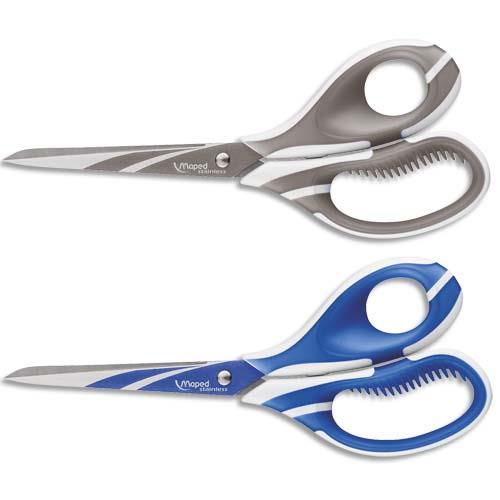Ciseaux Maped Zenoa Fit - 21 cm - asymtriques - anneaux ergonomiques 3D