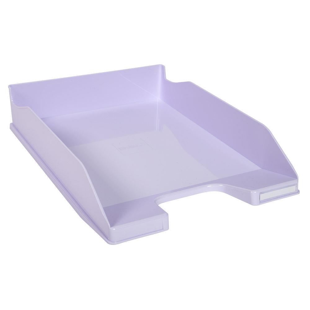 Corbeille  courrier Exacompta Combo Midi  pour documents A4+ - Mauve pastel