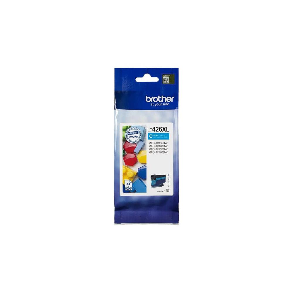 Cartouches pour imprimantes - Brother lc426xlc - cartouche d'encre xl transparente et durable - cyan
