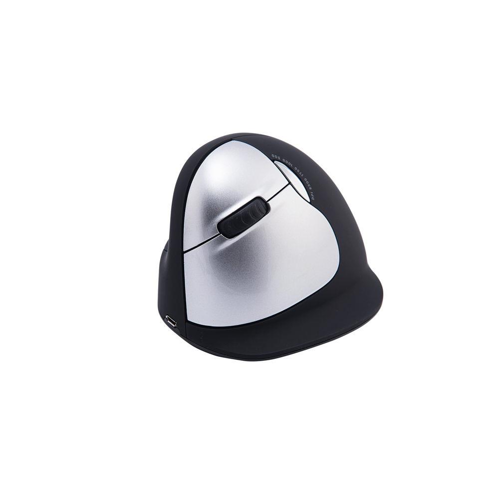 R-go tools souris ergonomique r-go he break avec logiciel de pause, gaucher, grand (longueur de la main > 185 mm), bluetooth, noir