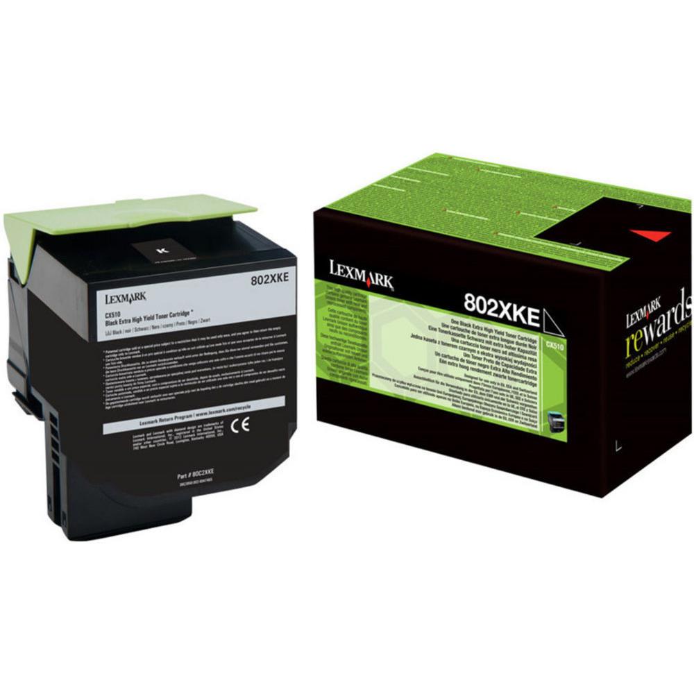 Cartouches de toner - Lexmark 80c2xke cartouche de toner 1 pice(s) original noir