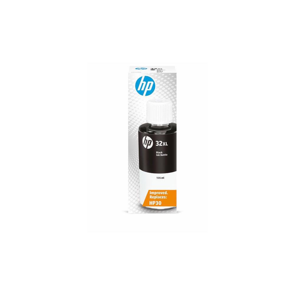Recharges d'encre pour imprimante - Hp bouteille d'encre noire authentique 32xl (135 ml)