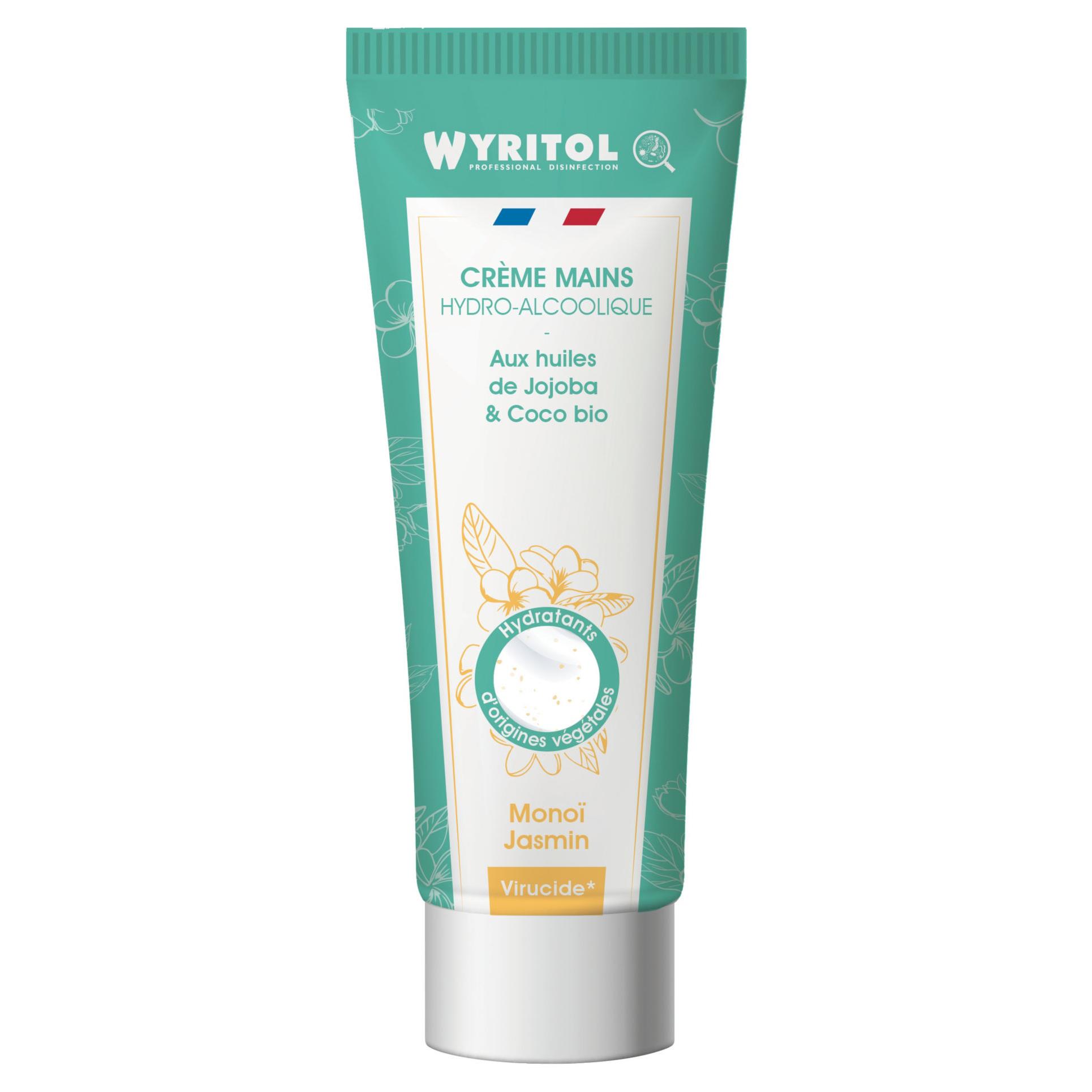 Crme hydroalcoolique tube Wyritol - monoi - 75ml