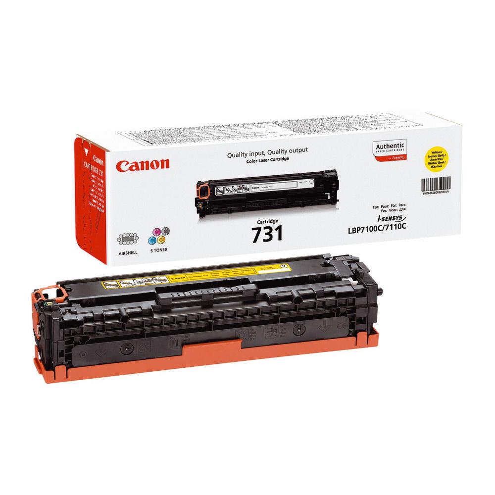 Cartouches de toner - Canon 731 cartouche de toner 1 pice(s) original jaune