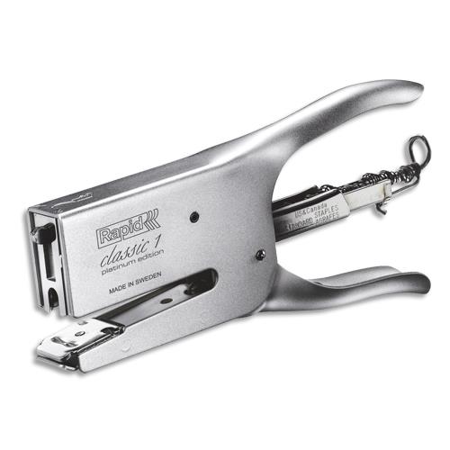 Pince agrafeuse RAPID CLASSIC K1 - en mtal - capacit 50 feuilles - agrafes 24/6-8
