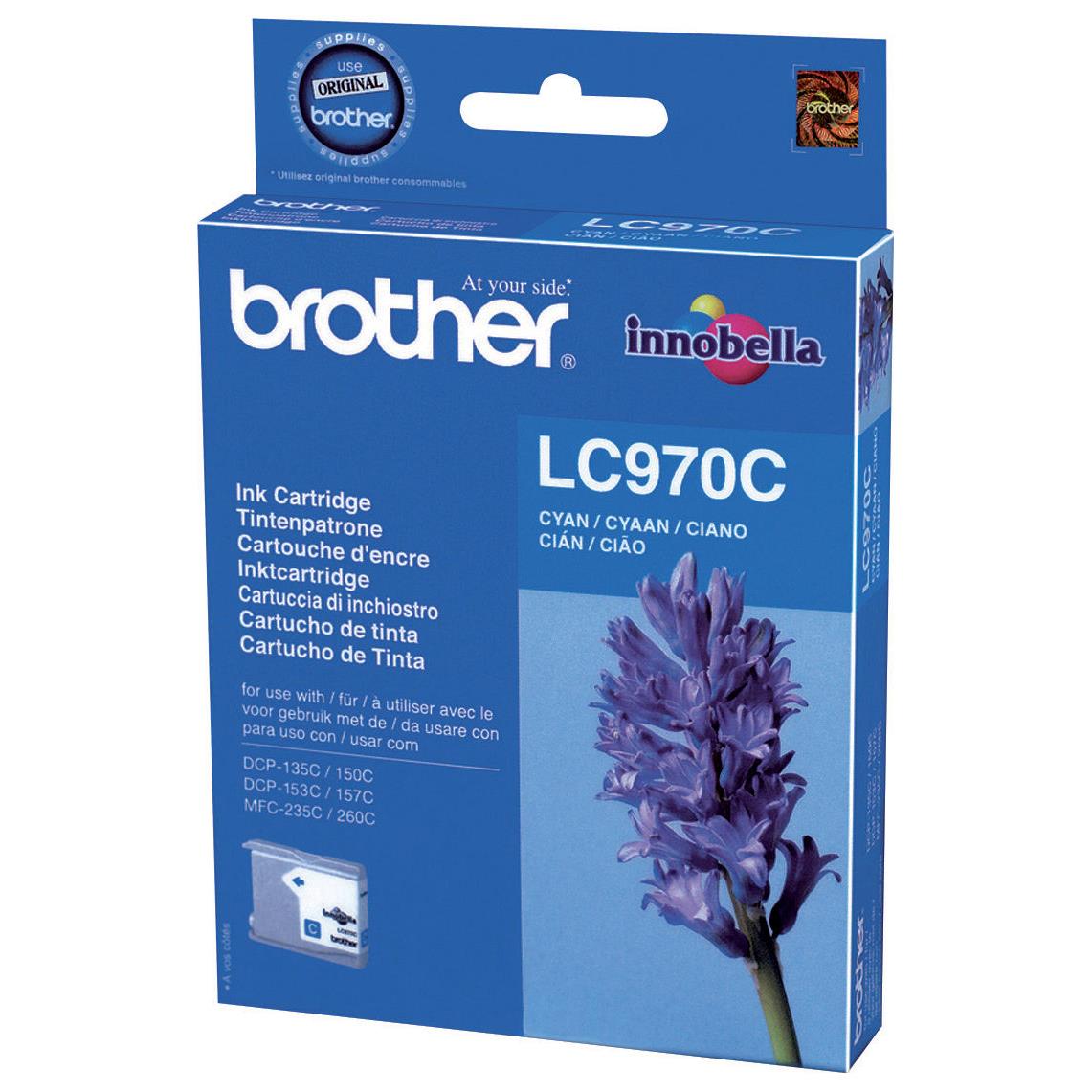 Cartouches pour imprimantes - Brother lc970c - cartouche d'encre originale - cyan