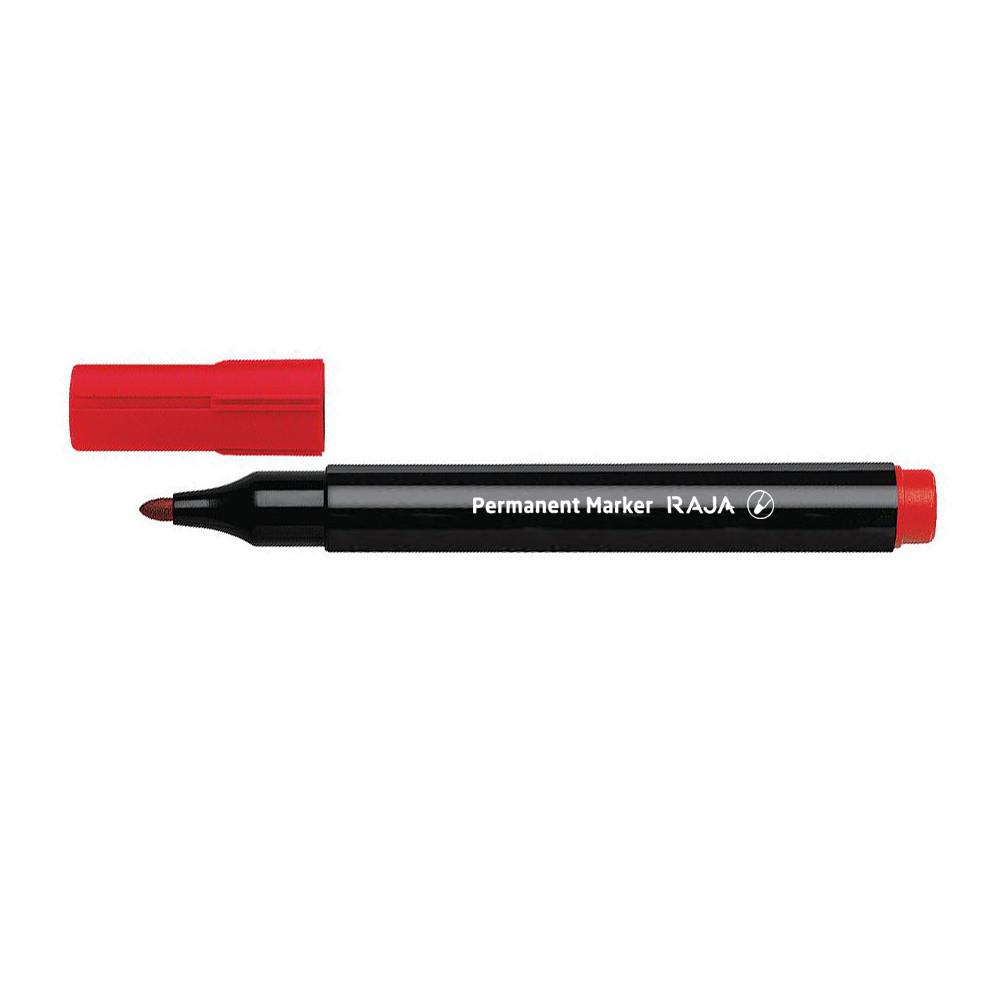 Marqueur permanent pointe ogive 1,5-3 mm - rouge