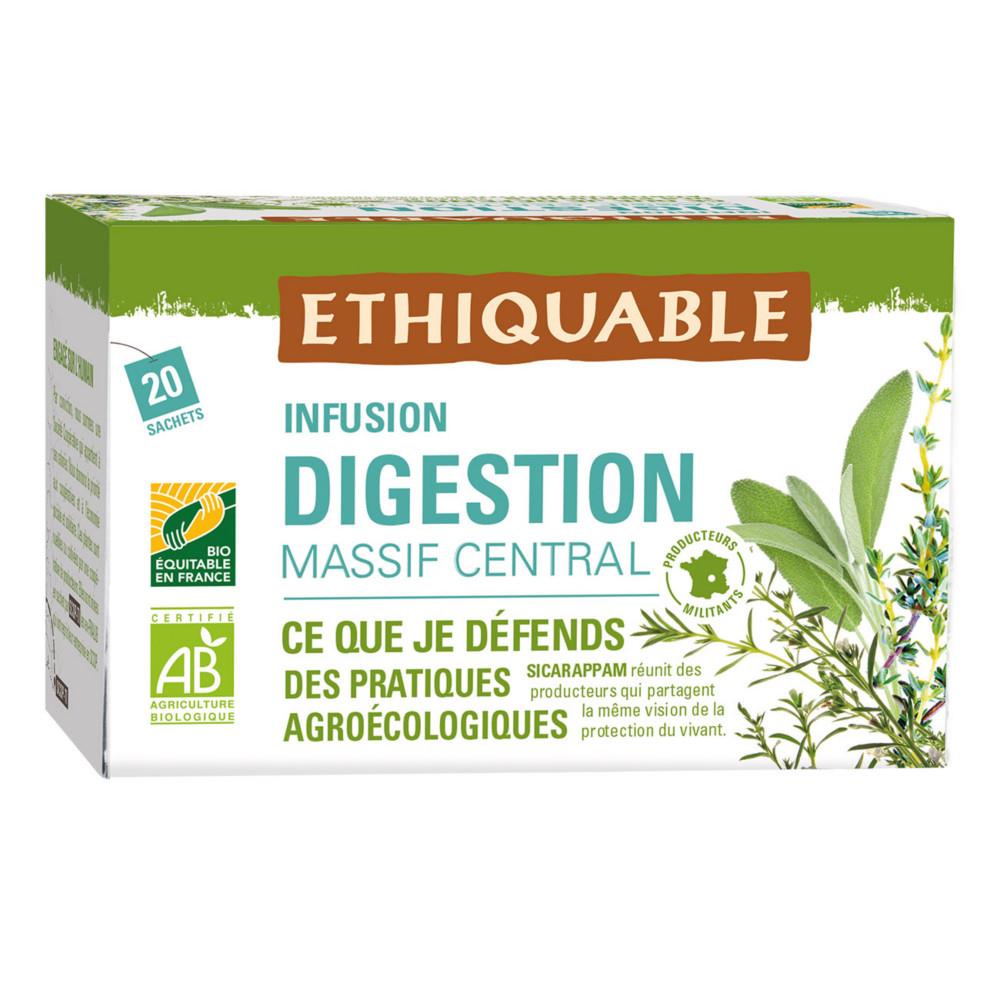Infusion Digestion Paysans D'ici - Massif Central - Bio - Bo�te de 20 sachets