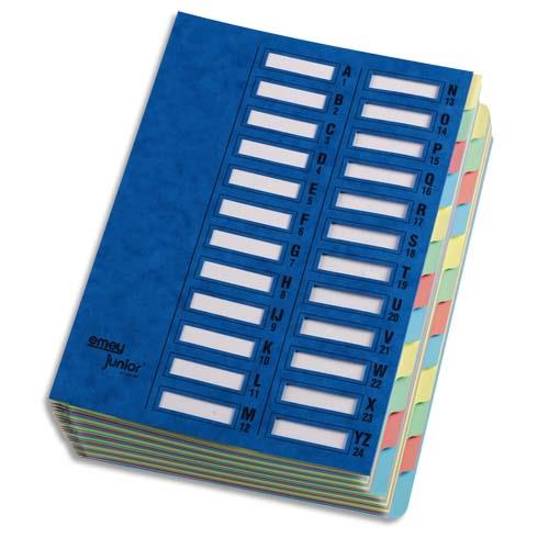 Trieur Emey Junior - 24 compartiments - 25,3 x 32 cm - bleu