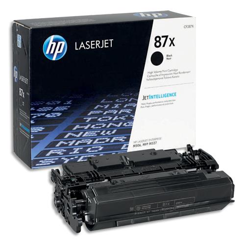Cartouches de toner - Hp 87x toner laserjet noir grande capacit authentique