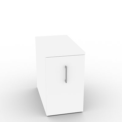 Caisson Tower hauteur 73,5 cm - blanc - ouverture accs  droite