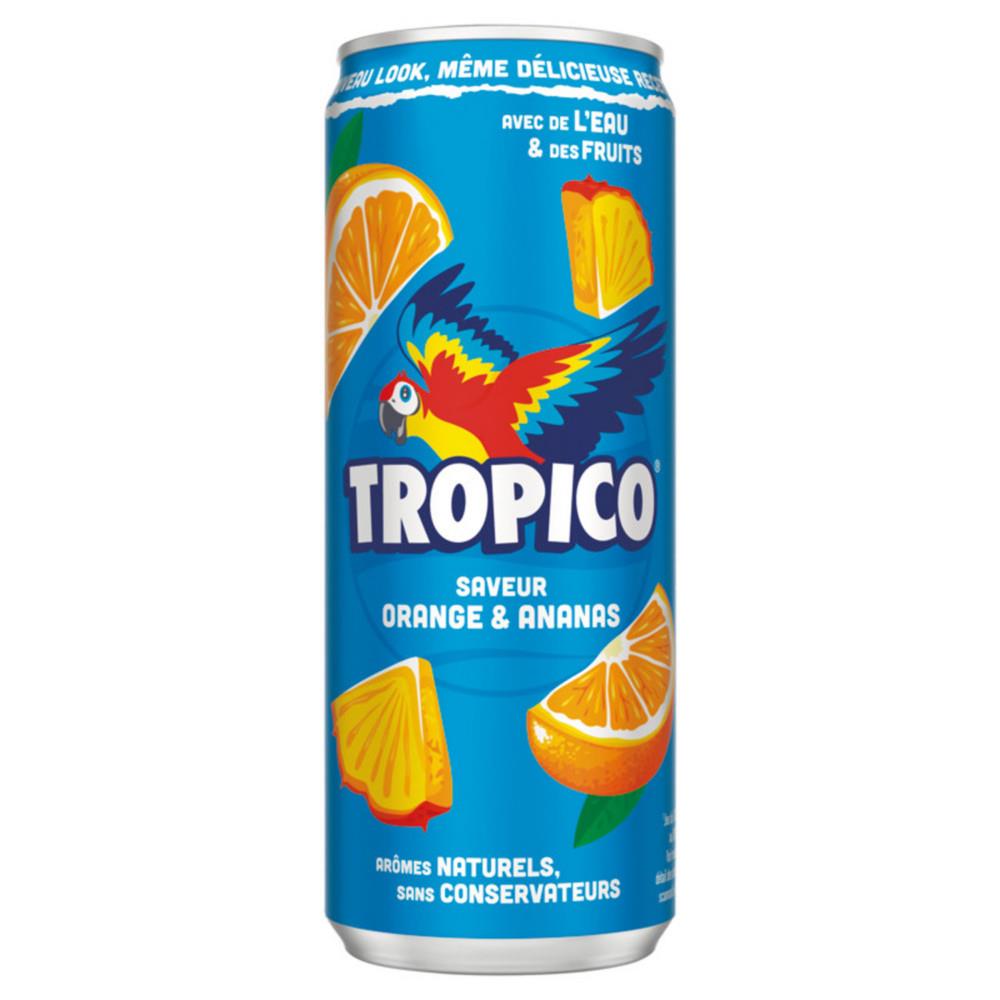Tropico Orange & Ananas format slim - Lot de 24 canettes de 33 cl
