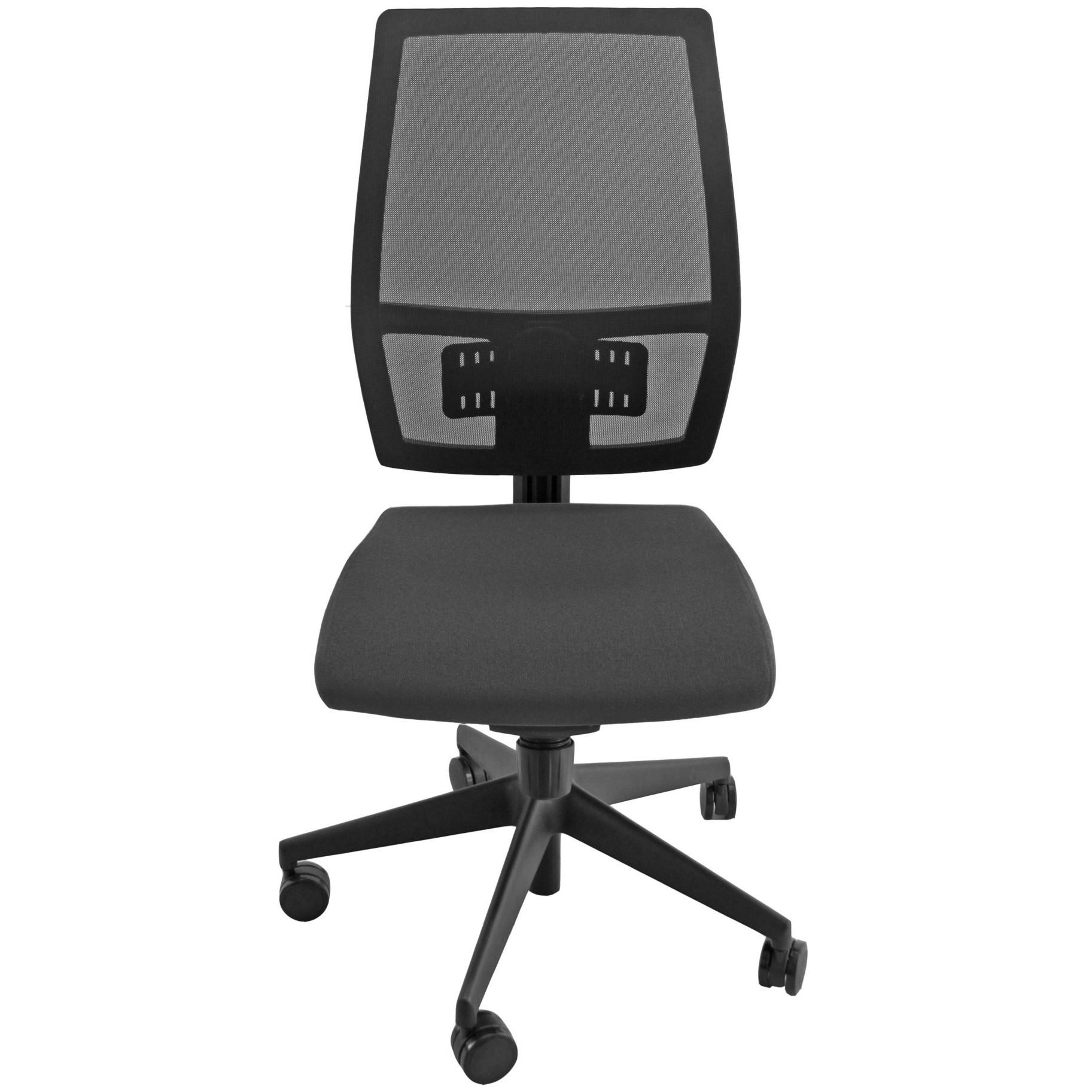 Si�ge de bureau Sigma - maille filet , tissu noir