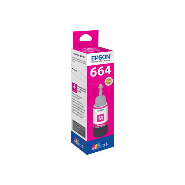 Recharges d'encre pour imprimante - Epson 664 ecotank magenta ink bottle