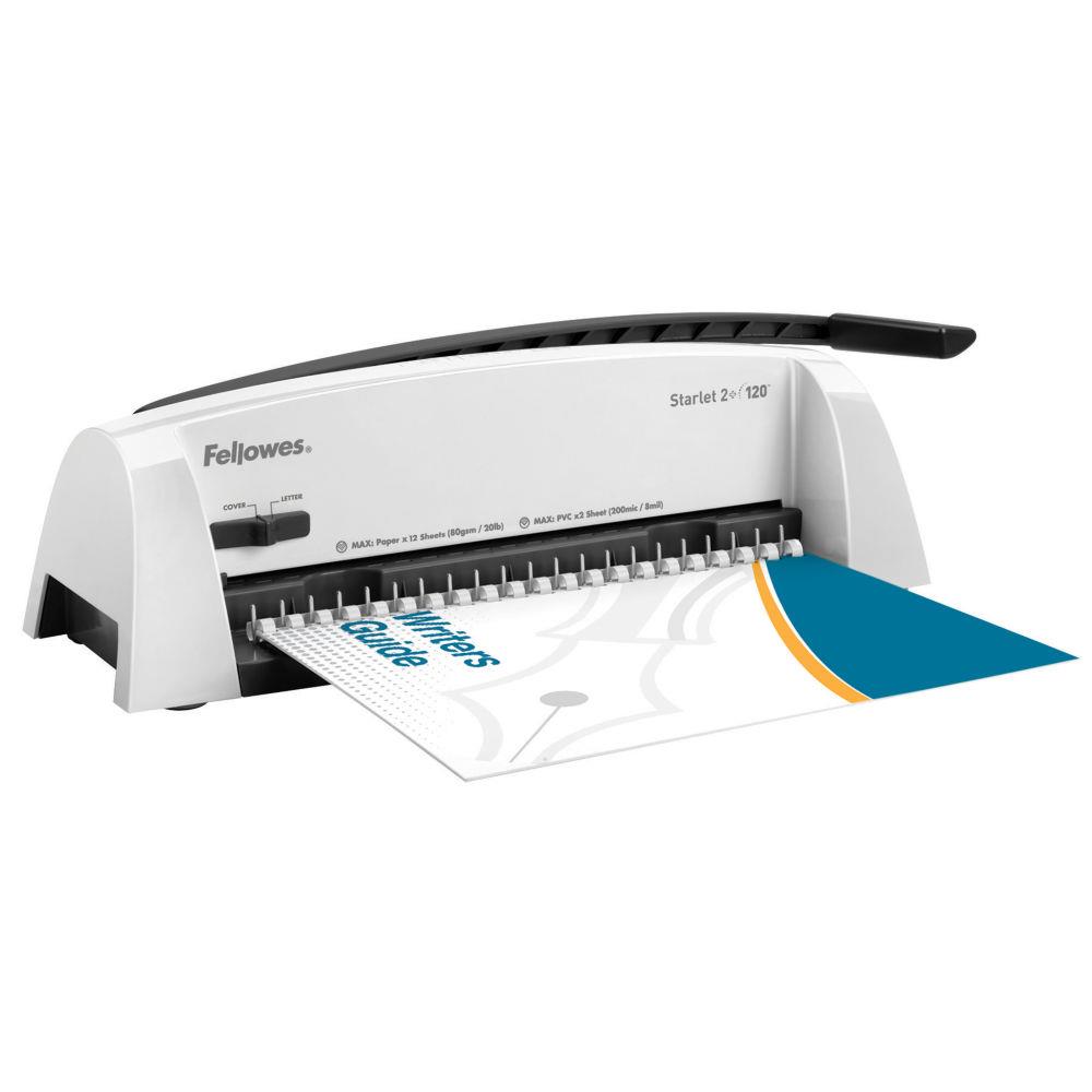 Machine  relier manuelle  peigne Fellowes Starlet 2+ - capacit 120 feuilles
