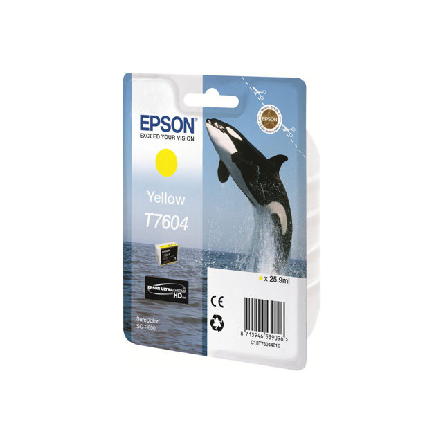 Cartouches pour imprimantes - Epson t7604 jaune