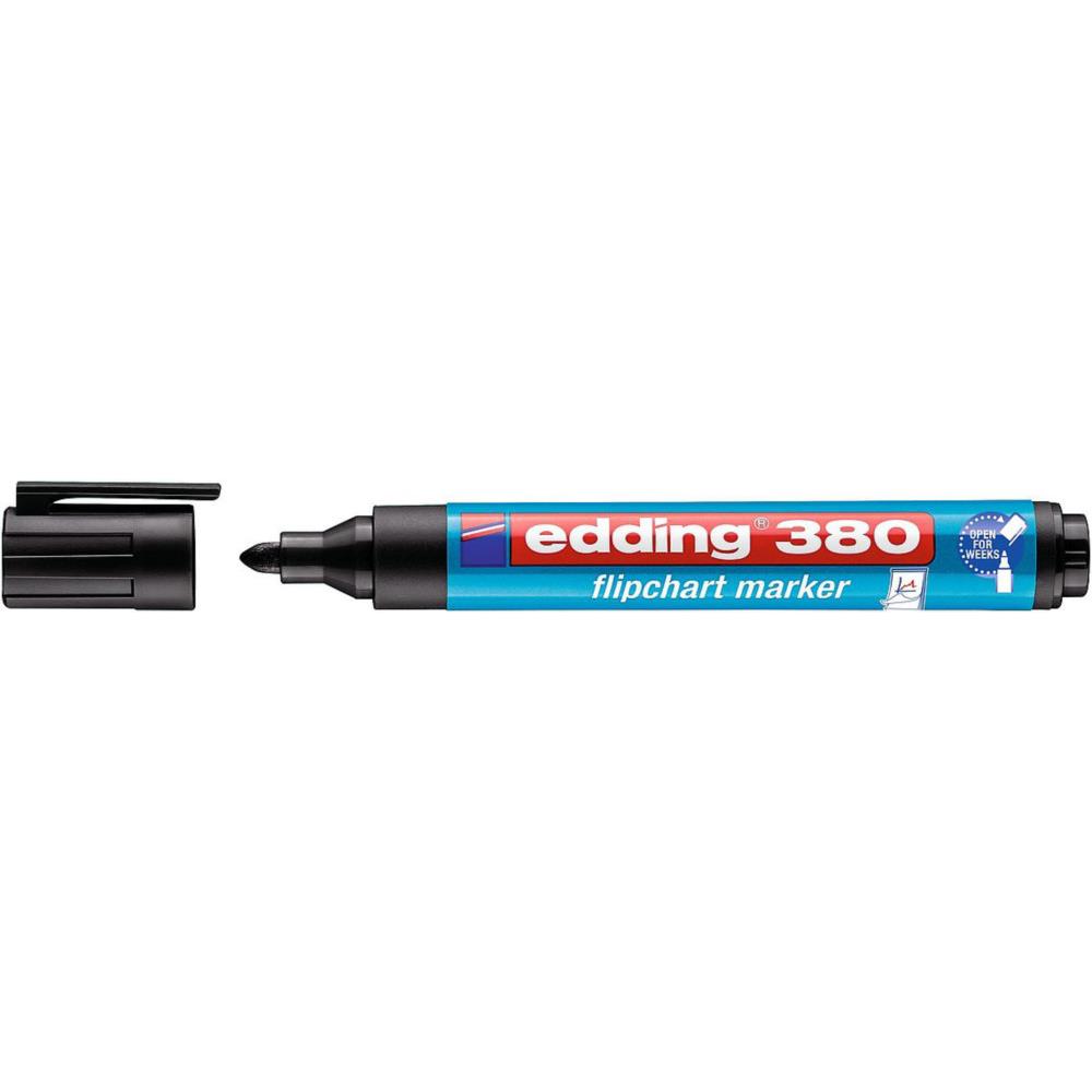 Marqueur pour tableaux de confrence 380  pointe ogive 1,5 - 3 mm noir