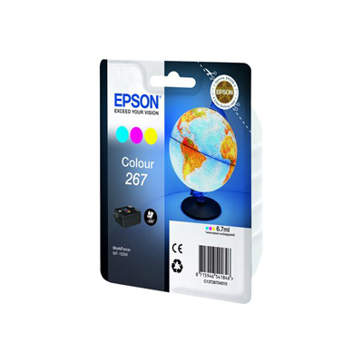 Cartouches pour imprimantes - Epson globe monobloc 267 - encre durabrite ultra 3 couleurs