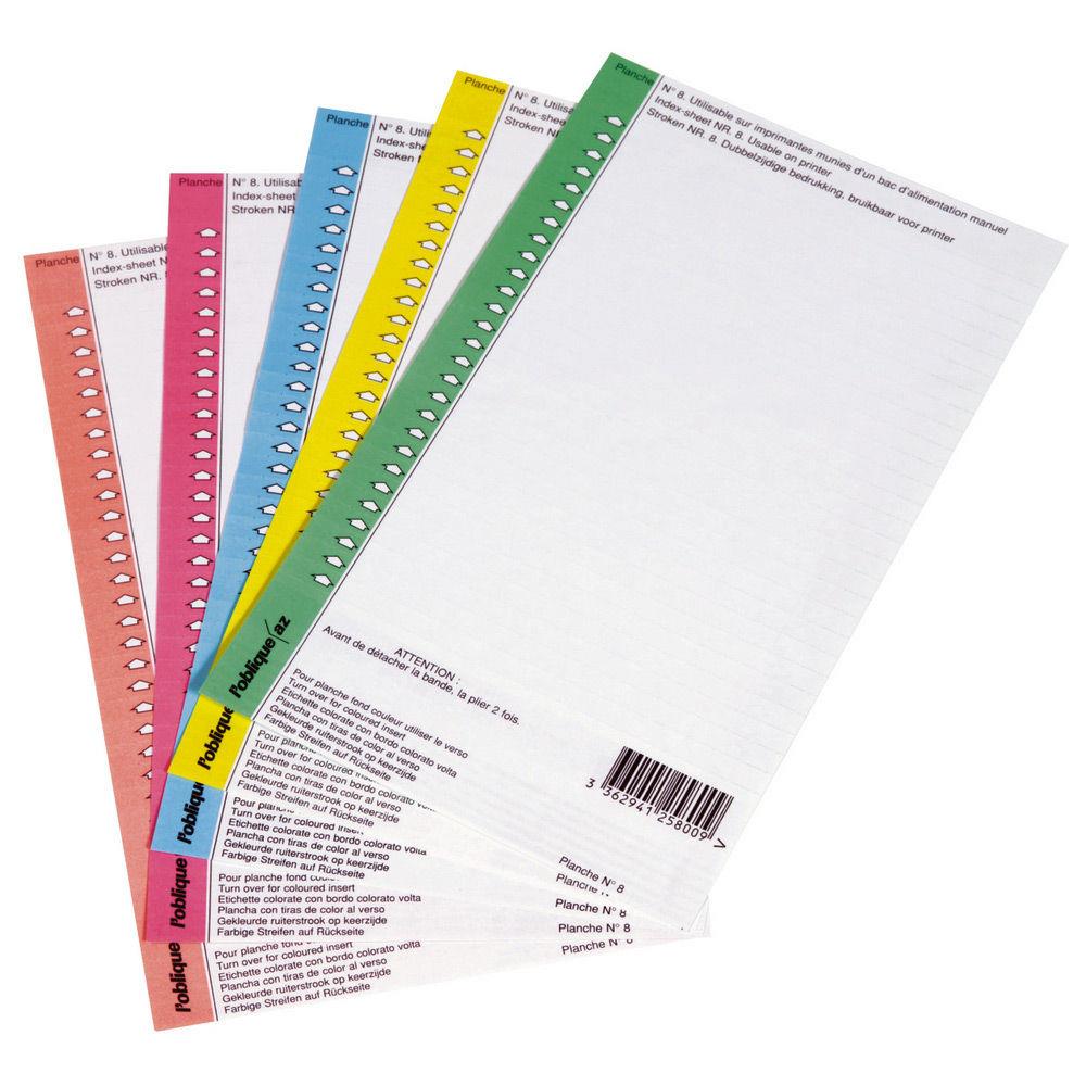 Etiquettes pour dossiers suspendus - n8 pour dossier armoire - coloris assortis - sachet de 250 tiquettes