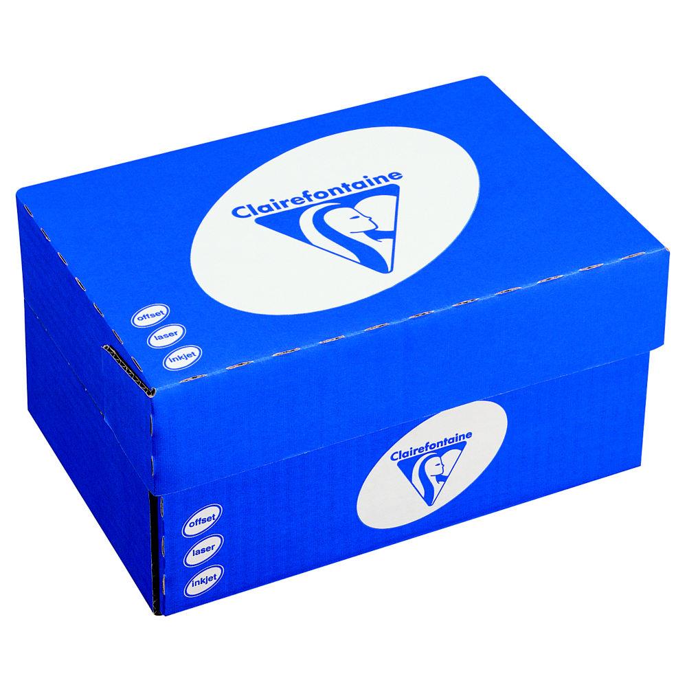 Enveloppes 110 x 220 Clairefontaine - blanches - fentre 45x100 - auto-adhsives - 90 g - bote de 250