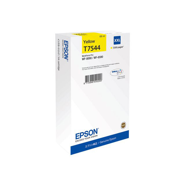 Cartouches pour imprimantes - Epson encre jaune xxl wf-8090dw / 8590dwf (7 000 p)